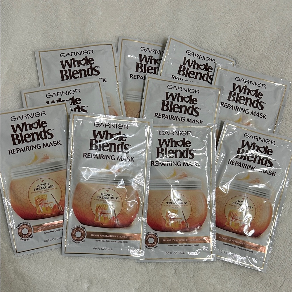 Garnier Whole Blends Repairing Mask Collection